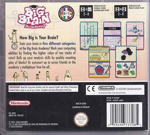 Big Brain Academy - Nintendo DS (A Grade) (Genbrug)